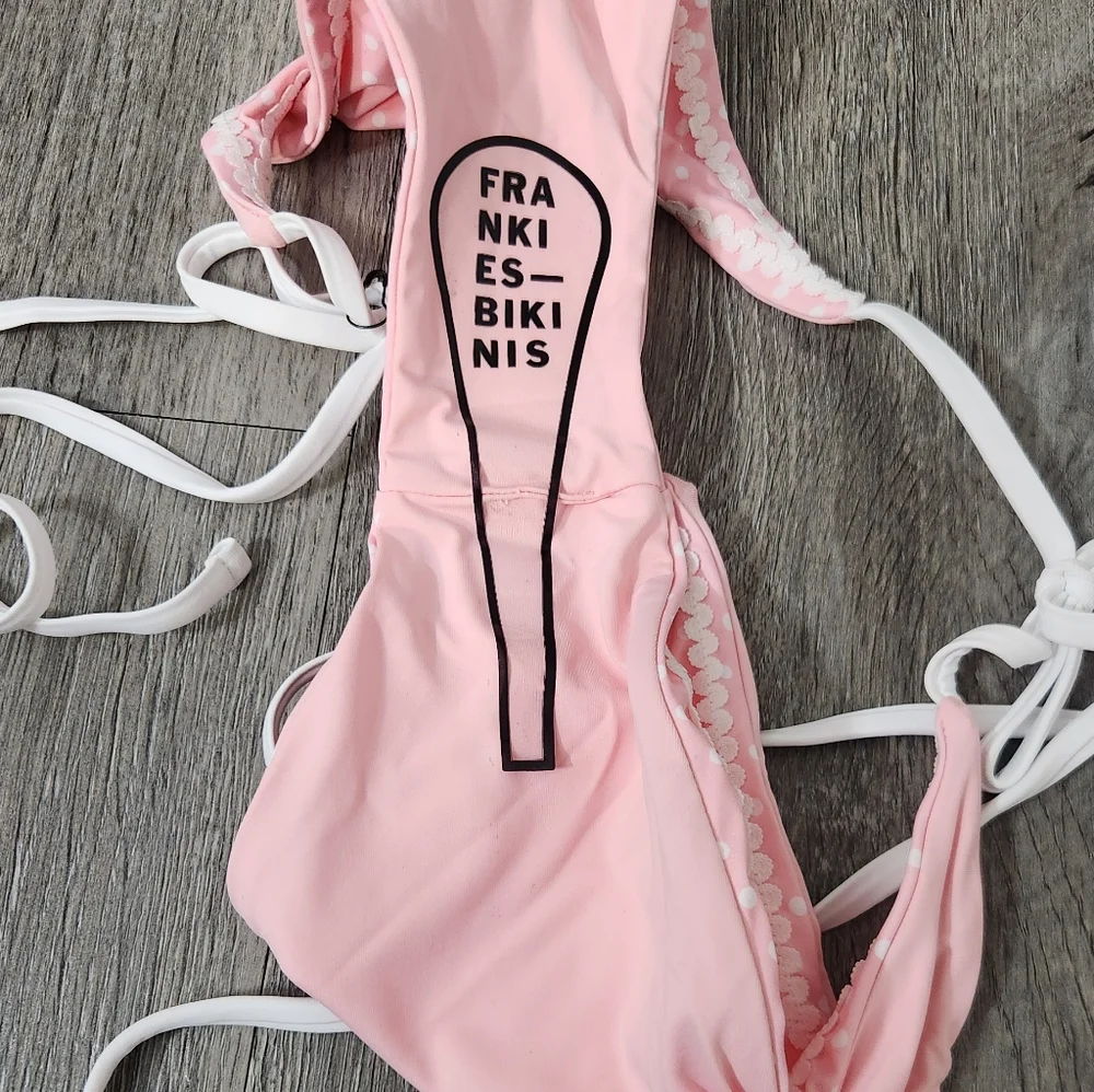 New!Frankie's Bikinis Mackenzie Cheeky String‎ Bikini Bottom